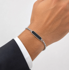 Personalized Silver Bracelet - Elevate Your Style!